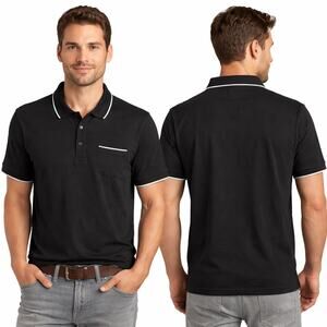 Michael Brandon Men's Polo Shirt – Size Large – Black – New With Tags